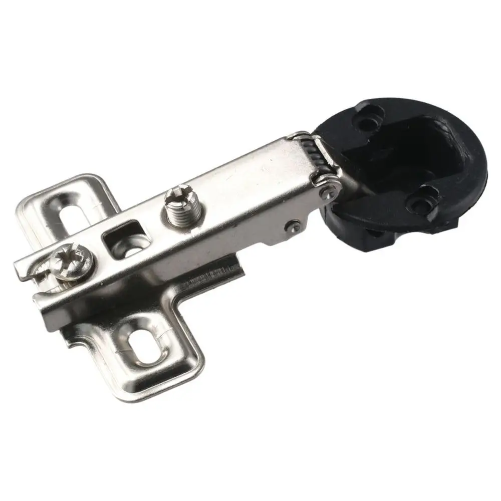 Glass Door Buffer Hinge Round Head Glass Hinge Damping Hydraulic Buffer Glass Furniture Hinge Wine Cabinet Door Damping Hinge