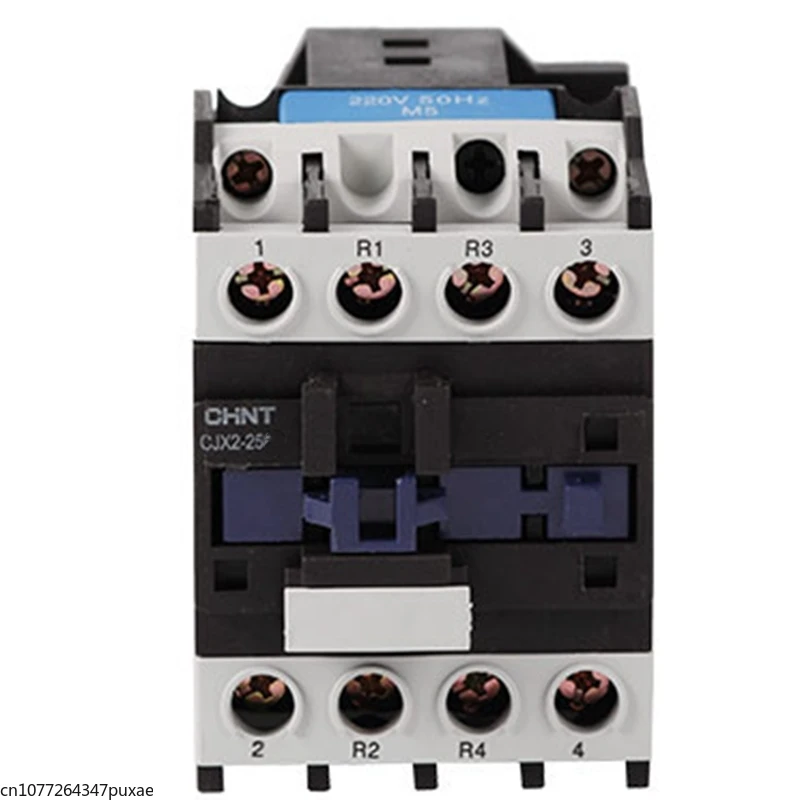 Оригинальные CHINT 2NO 2NC 25A 220V рельсовый контактор промышленный электрический контактор CJX2 2508