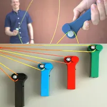 Rope Launcher Propeller Zip String Rope Push Thruster Controller Cord Shooter Cool Kid Gift Props Handheld Electric Toys Tiktok