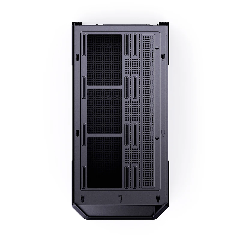 JONSBO D400 블랙 ATX 오션 뷰 섀시 컬럼리스 곡면 유리 듀얼 360 냉각 라디에이터 ATX 전원 공급 장치 10개 팬 포지션