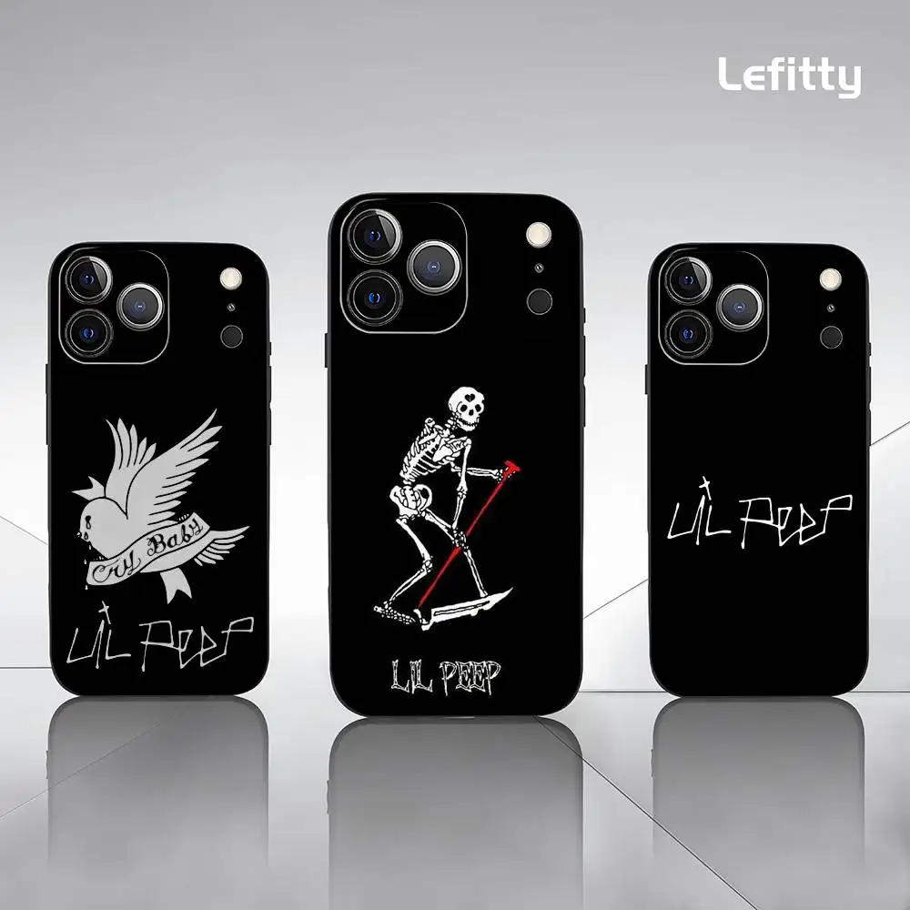 Lil Peep Hell Boy Black Frosted Soft Phone Case
