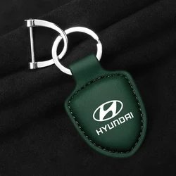 Premium Leather Zinc Alloy Car Keychain with Anti - Loss Keyring Accessories (1pc - green)