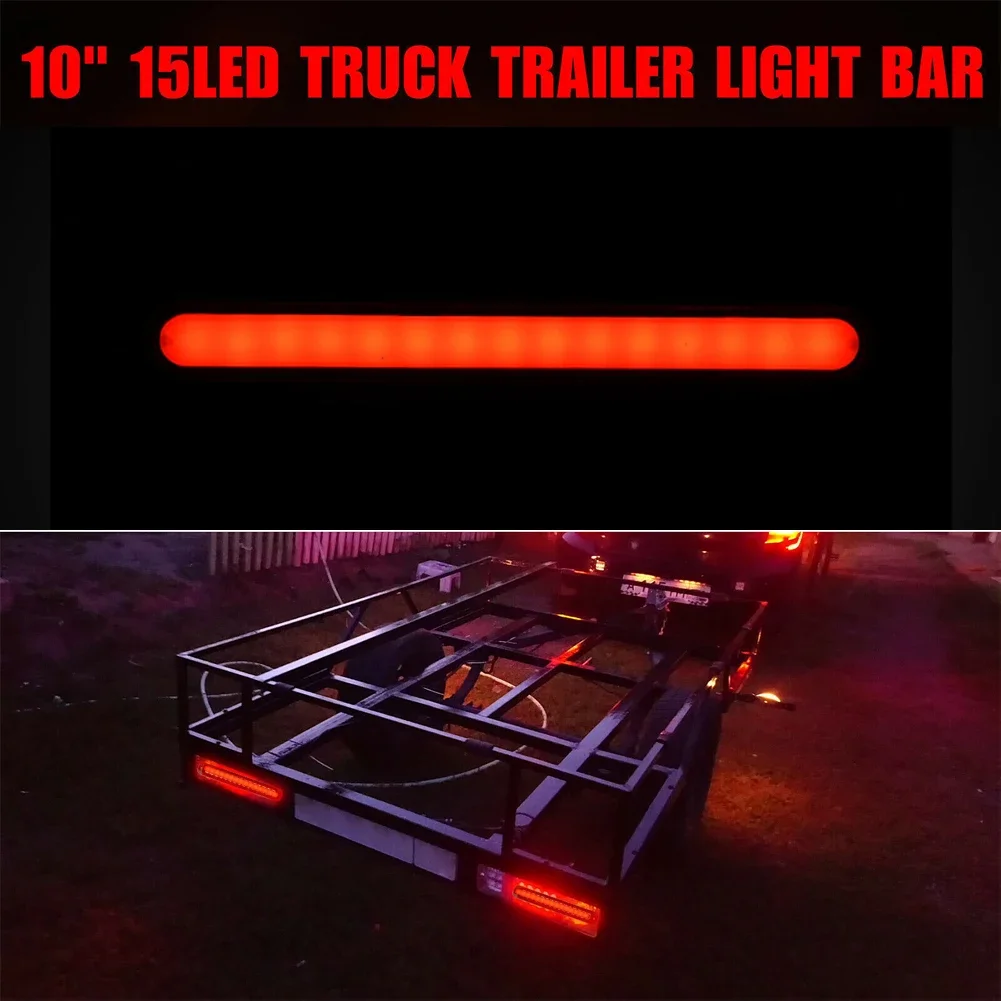 Fanali posteriori Luci dei freni per auto 12V-24V Indicatori di direzione Strisce LED Parabrezza posteriore Avviso di arresto laterale Parcheggio Accessori automobilistici - Image 4