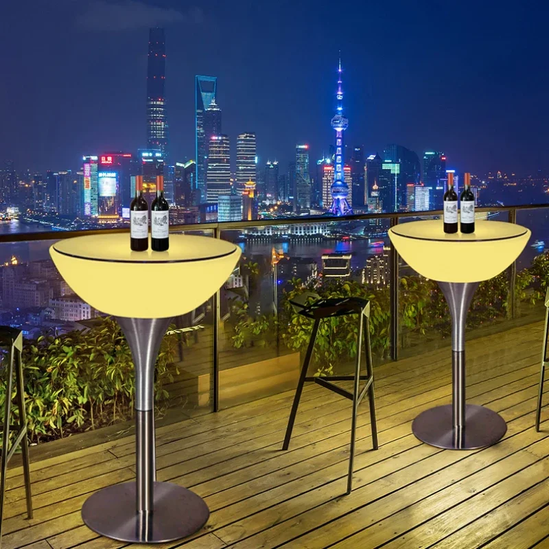 Outdoor Cocktail Bar Tables Reception Nightclub Party Round Drink Bar Tables High Modern Stehtisch Commercial Furniture SR50BT