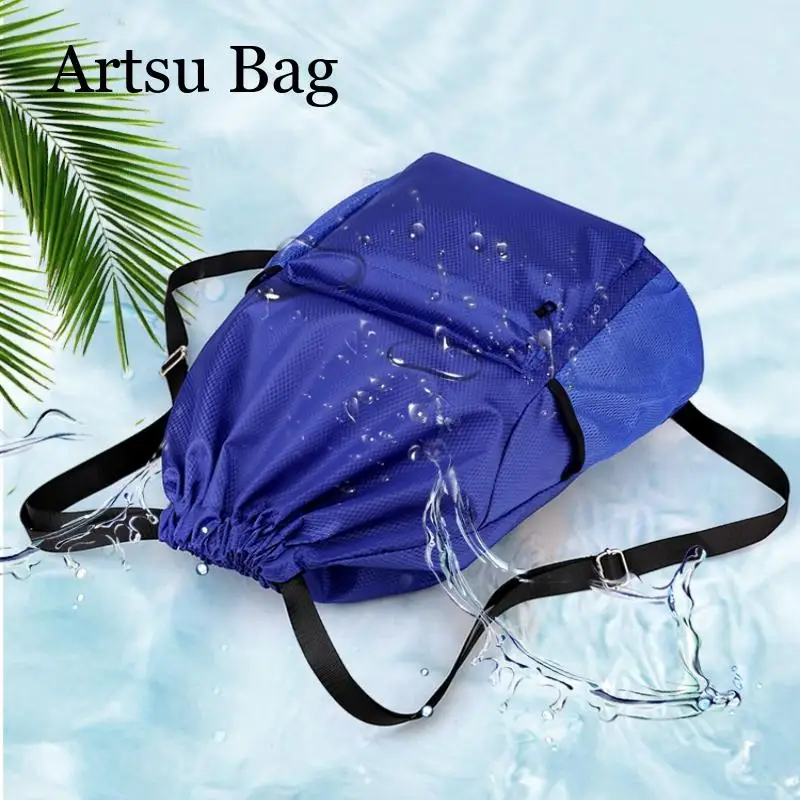 Football Bag Women Men Drawstring Backpack School Casual Fitness Gym Bag Fashion String Knapsack Outdoor Sport Swimming Bags