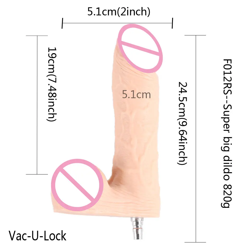 Flesh Quick Lock Sex Machine Dildo Attachments 13 Types sex toy