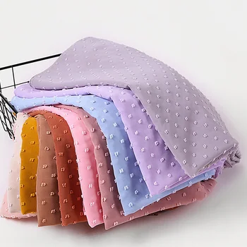 الحجاب الشيفون فقاعة للنساء شال طويل