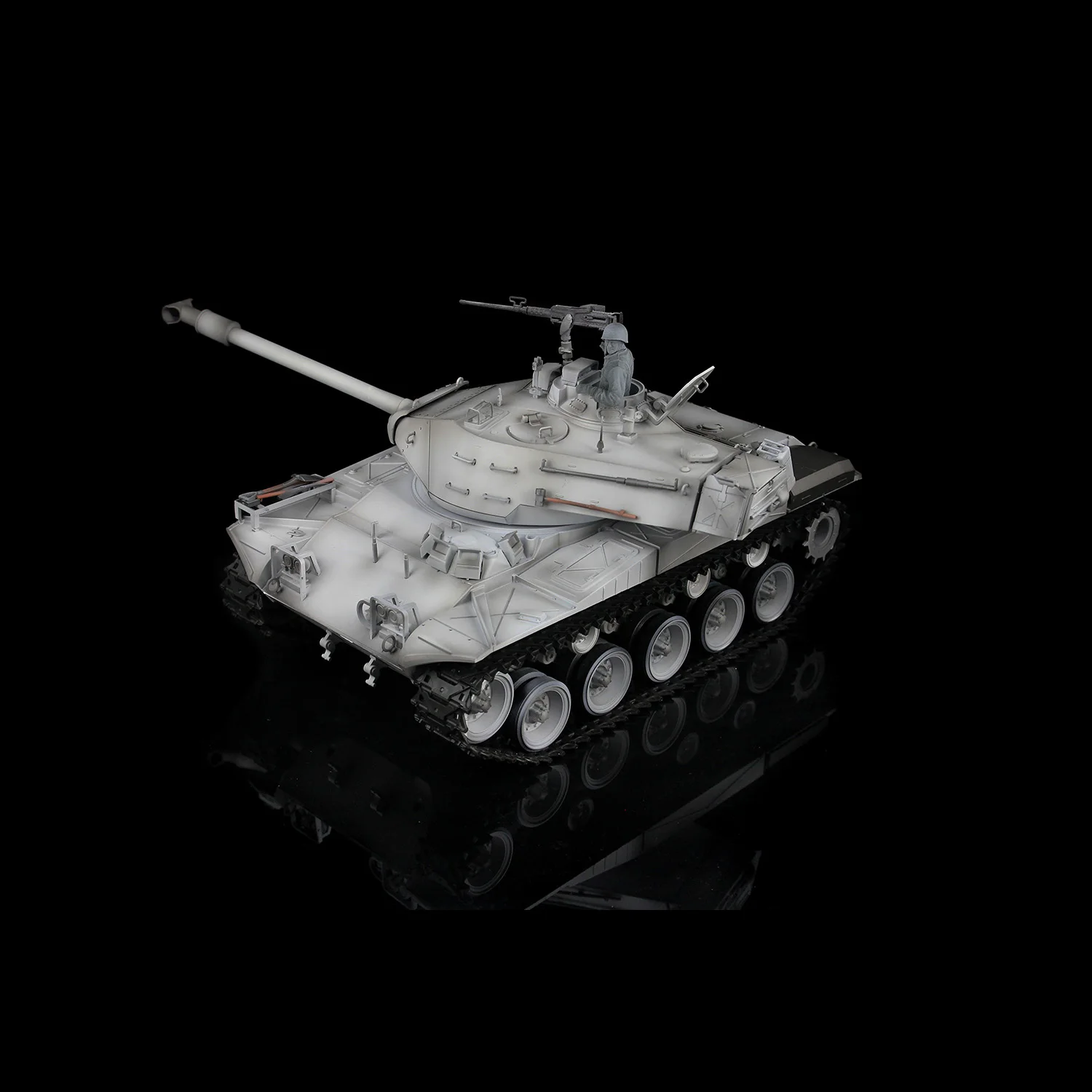 HENG LONG 1/16 7.0 Walker Bulldog Army RC Tank FPV Camera 3839 Steel Gearbox Barrel Recoil Painted Machine Gun Toys Cars TH20340 6