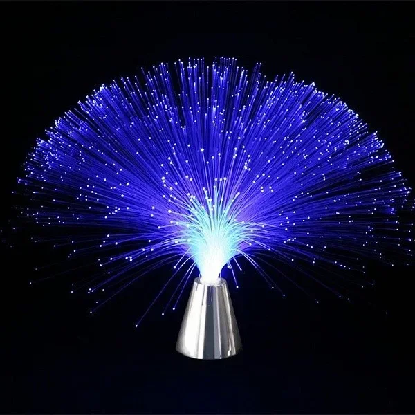 

Romantic Multi Color Changing LED Fiber Optic Night-light Lamp for Holiday Party Home Wedding Decoration Light Up Luminous Toys