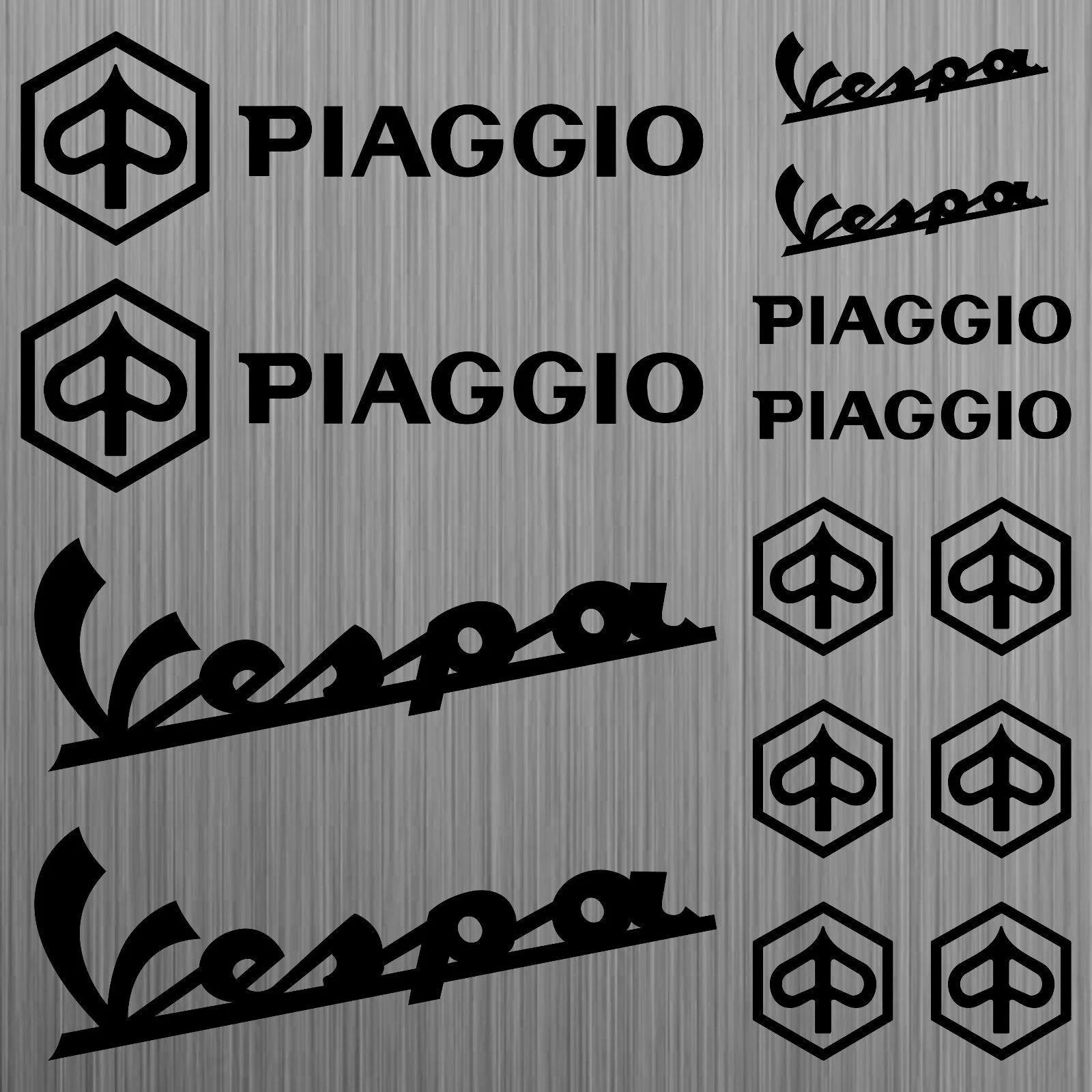 

14 шт. наклеек на скутер PIAGGIO Vespa