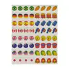 National Flag Mahjong Game Set Patterned Tiles Board Game Family Party Game Mahjong Tile Set for Adults Children Kids All Ages 1
