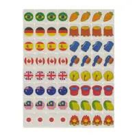 National Flag Mahjong Game Set Patterned Tiles Board Game Family Party Game Mahjong Tile Set for Adults Children Kids All Ages 1