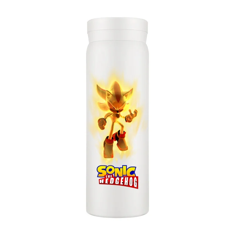 thumbnail image 1 of Taza de acero inoxidable 304 con aislamiento al vacío de doble capa y diseño de Sonic de Anime, regalo de vacaciones sencillo para hombres y mujeres, taza de bolsillo Kawaii, 1 of 5