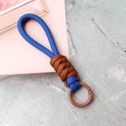 Vibrant Candy Color Lanyard Keychain - Stylish Anti - Lost Knot Rope (Style 2)