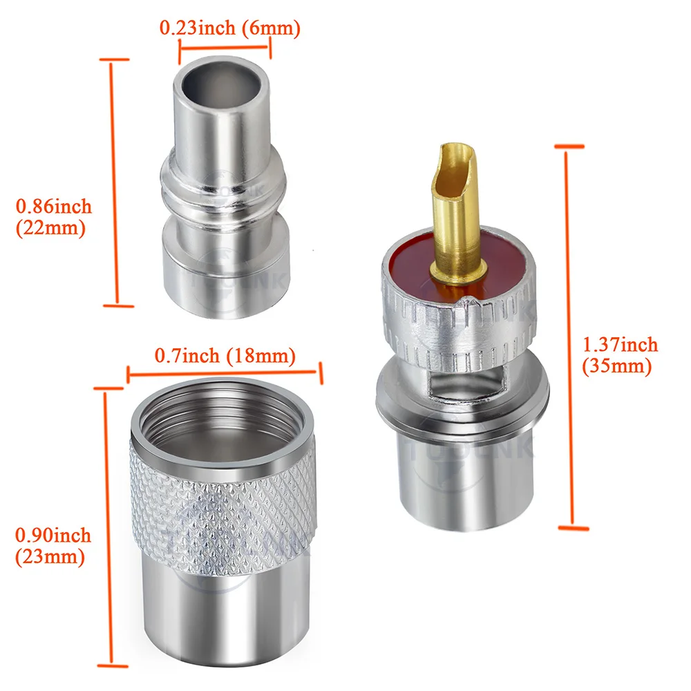 ohm pl 259 uhf baixa perda para lmr 400 rg 8 cabo coaxial 01