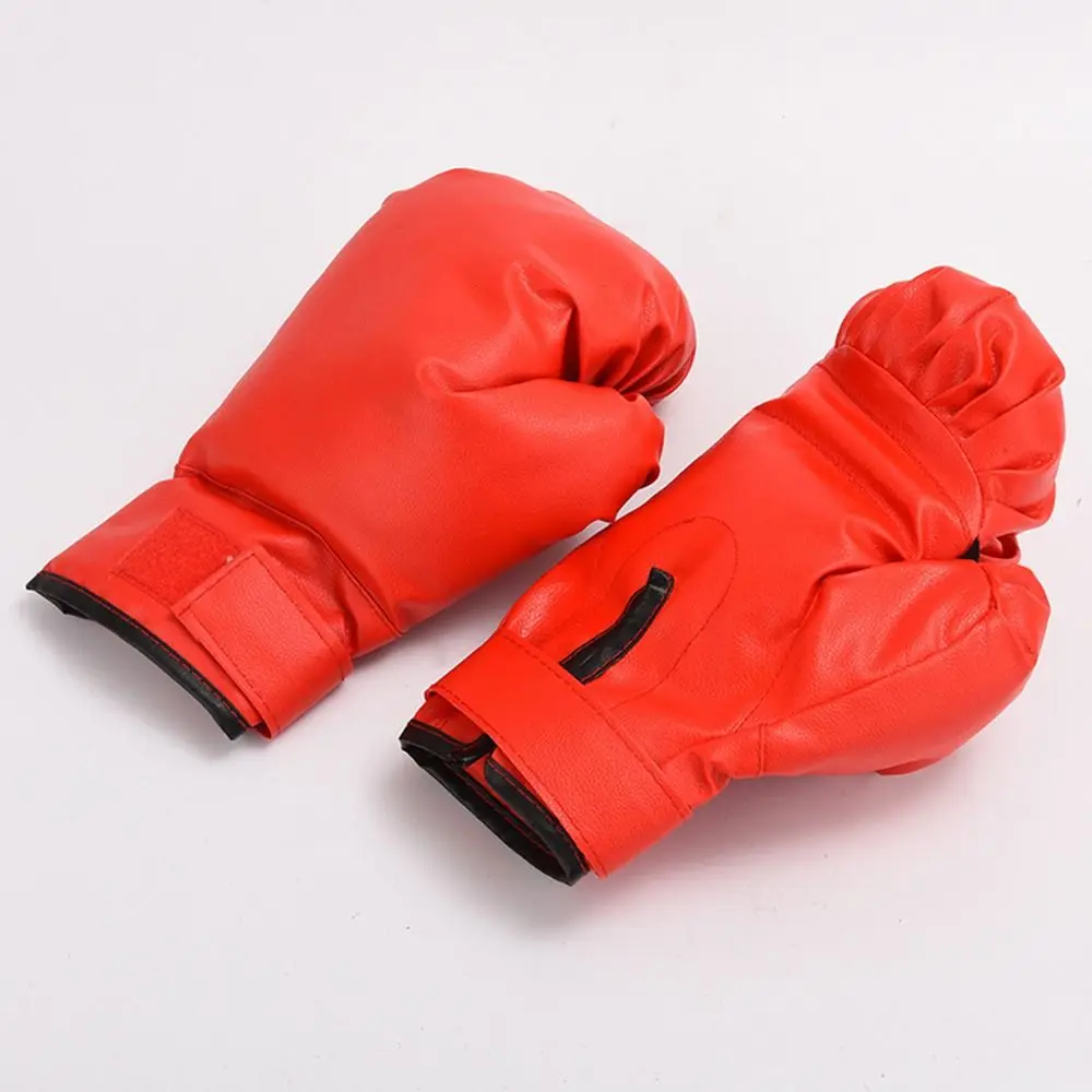 High Quality Red Boxing Gloves 10oz PVC Full Finger Gloves Comfortable Breathable Boxing Equipment Combat Sanda Fight With