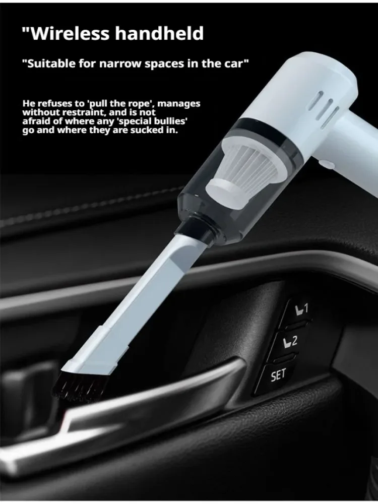 Powerful vacuum cleaner for car Portable cordless handheld vacuum cleaner for car and home