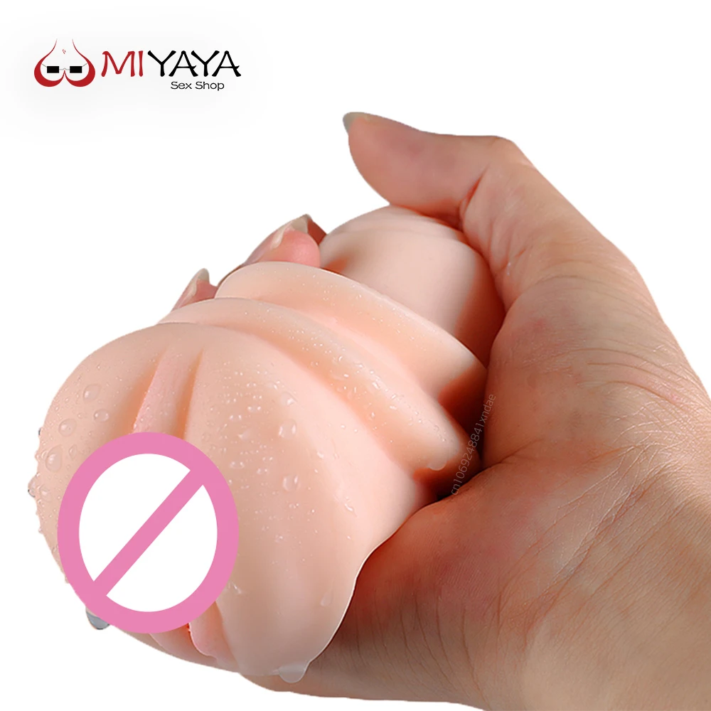 Male Masturbator Realistic Silicone Vagina Anal Pocket Pusssy Real Silicone Male Masturbator Pocket Vagina Sex Toys For Men male masturbator anal sex toys