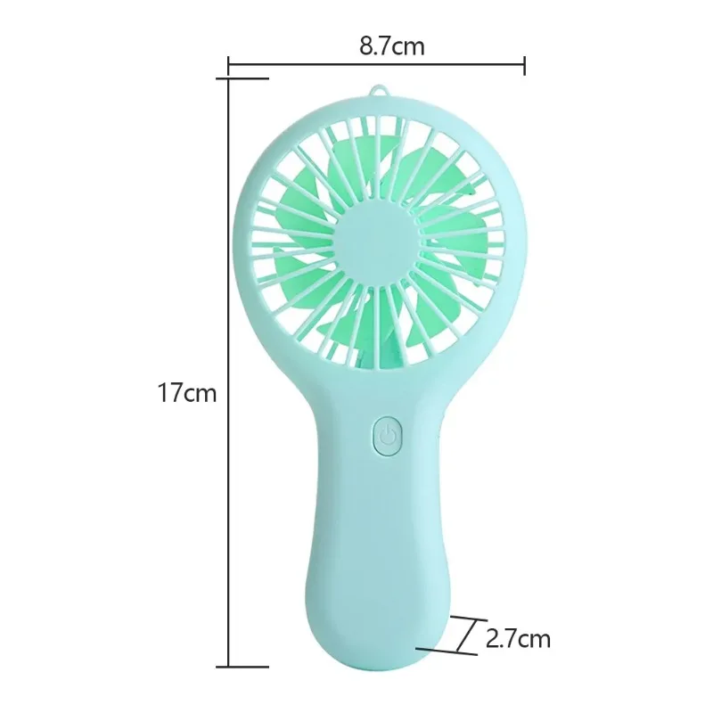 Mini ventilateur de poche rechargeable USB portable pour bureau et étudiant_voghion.com