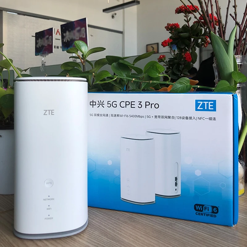 ZTE MC8020 5G Modem CPE WIFI 6 Dual Band 5400Mbps Up Wireless Routers With Sim Card Slot 4G LTE Network PK MC7010 MC801A |