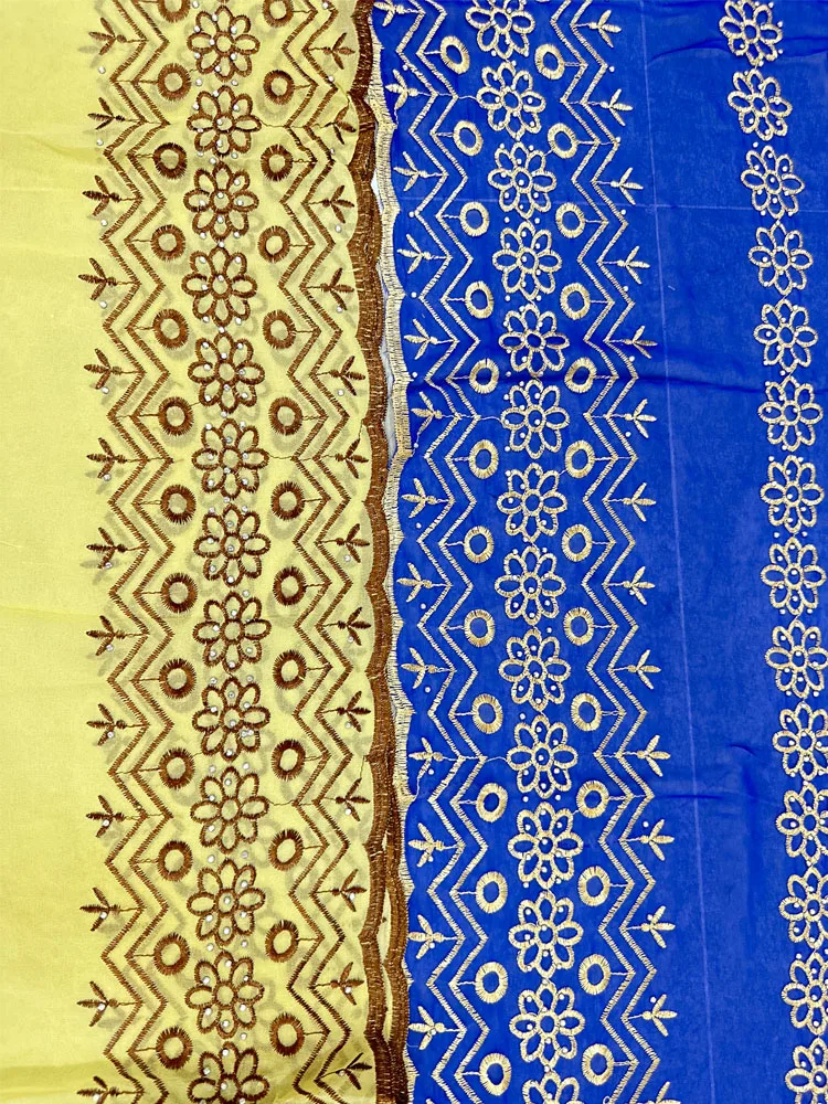 2025 Muslimischer Afrikanischer Schal Turban Chiffon Großhandel Bestickter Schal Muslimischer Party-Innenhijab für Damen Foulard – Detail 17