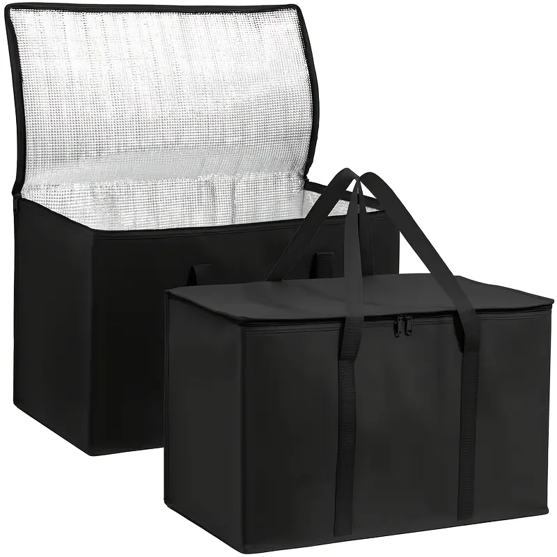 1 PC Outdoor Food Hot and Cold Insulation Camping Food Bag, Lightweight and Durable Pizza Warmer, Outdoor Bento Bag