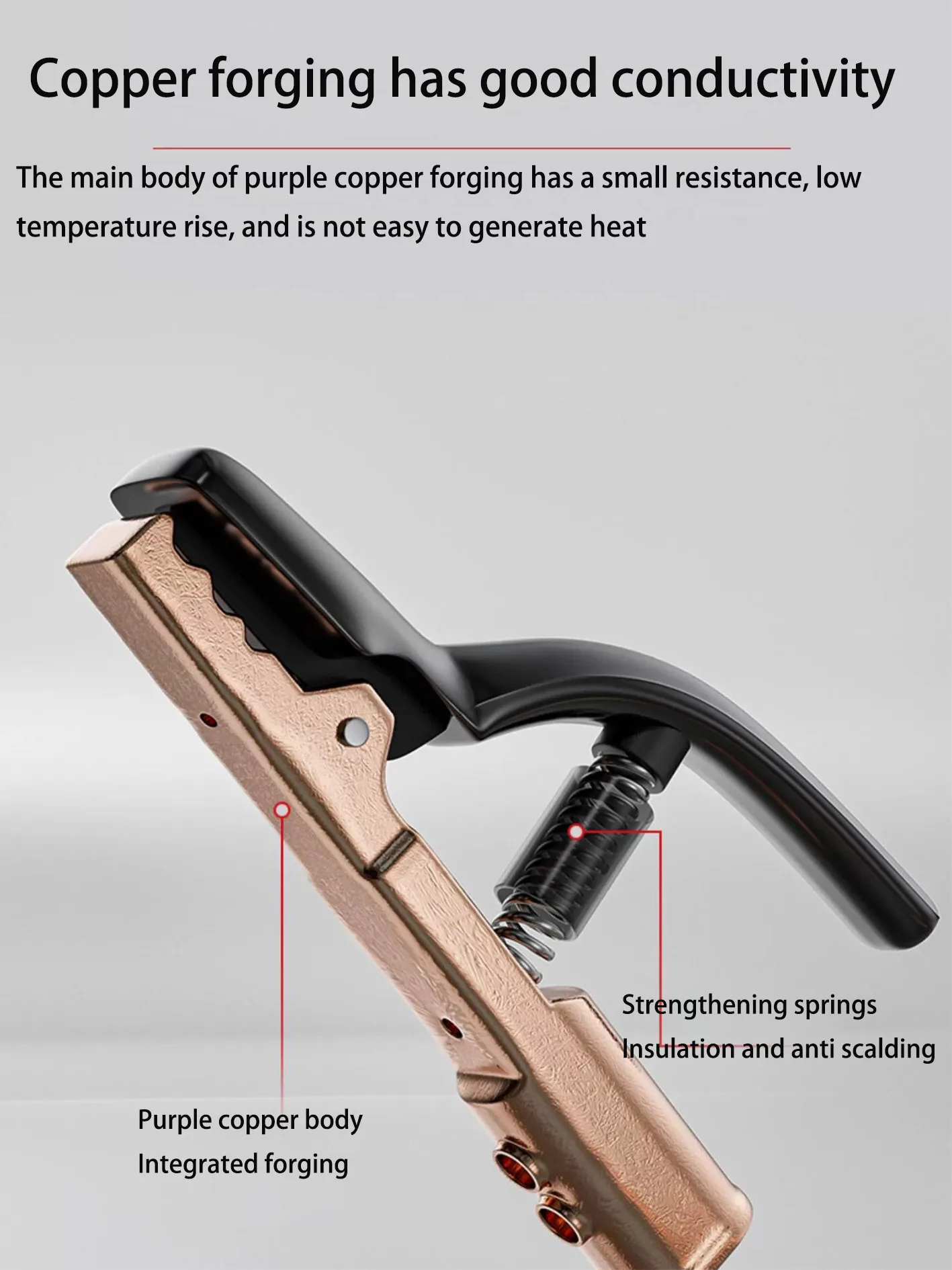 Heavy Duty Copper Electric Welding Pliers - Electrode Clamp Stick Welding Tools