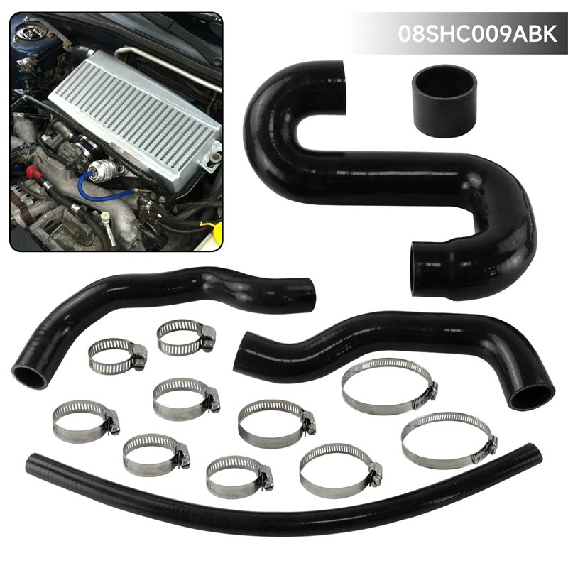 Kit Fascette Stringitubo In Silicone Intercooler Per Subaru Impreza 2.0L/2.5L Wrx 2002-2007 E Sti 2004-2007 Nero/Blu/Rosso