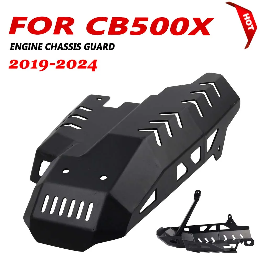

2023 New Engine Chassis Guard Skid Plate Belly Pan Protector For HONDA CB 500 X 500X CB500X 2019 2020 - 2024 Motorcycle Parts