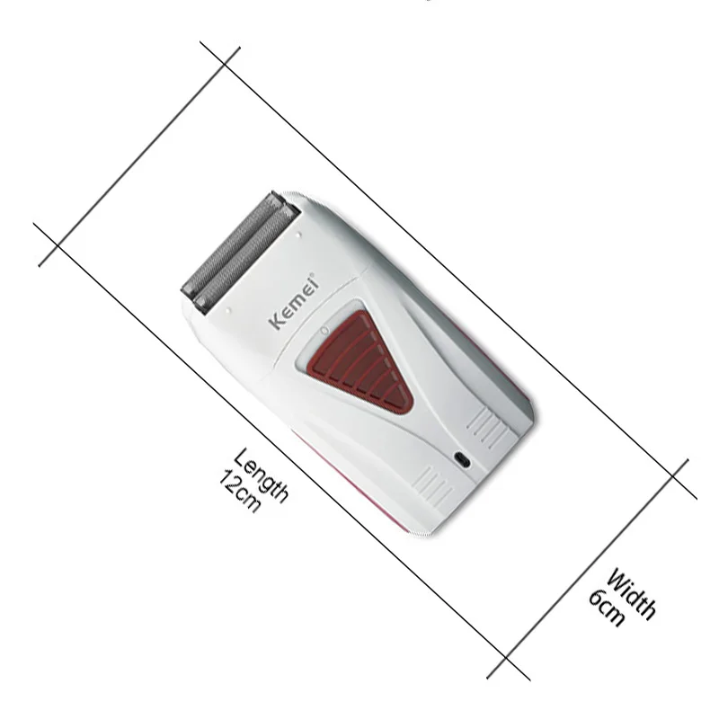 케메이 KM-3382 남성용 전기 면도기 USB 충전 면도기 무선 면도기 남성 전문가용 수염 면도기 머리 면도기