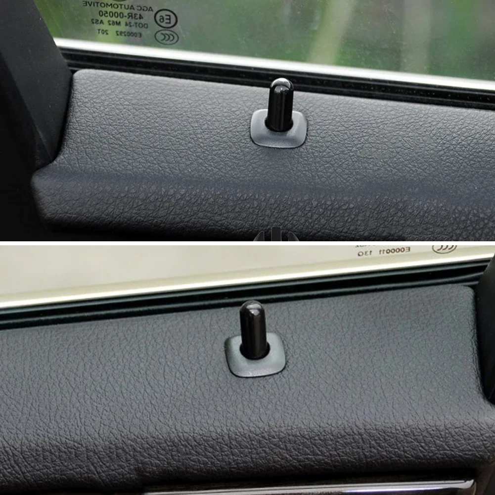 자동차 후면 문짝 잠금 핀 노브 캡, 인테리어 액세서리, BMW 5 시리즈 F10 F18 E39 E53 520 525 523 528 530 X3 X4 X5, 4 개