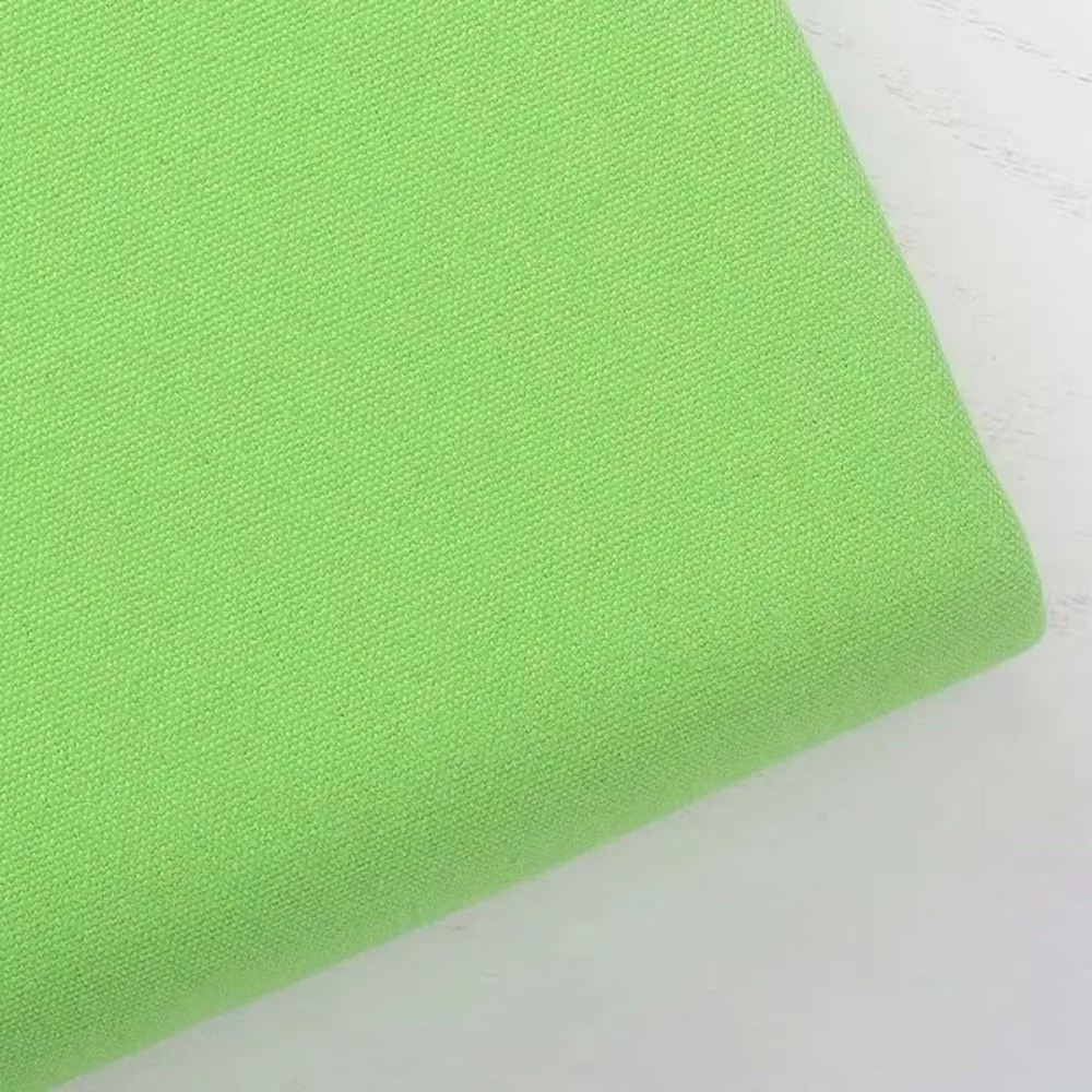 Handcrafted Cotton Embroidered Fabric – Plain Weave, Solid Color, 30x30cm Sewing Material
