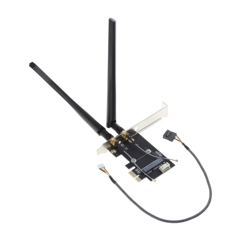 미니 PCI-E를 PCI-E 어댑터 WiFi 및 호환 가능으로 업그레이드했습니다.