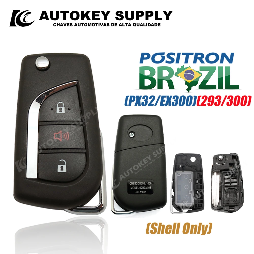 Positron-Flex-per-Toyota-Remote-Car-Key-con-Logo-sistema-di-allarme-di-alta-qualit-doppio.jpg Positron Flex per Toyota Remote Car Key con Logo sistema di allarme di alta qualità doppio programma PX32 EX300 293 330 360 AutokeySupply - Positron Flex per Toyota Remote Car Key con Logo sistema di allarme di alta qualit doppio