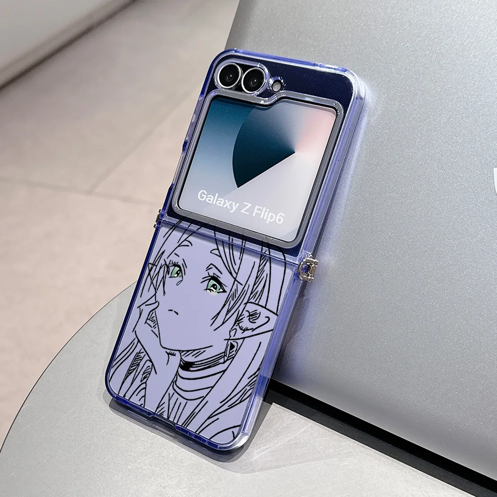 Semi-Transparent Foldable Anime Comics Phone Case Cover