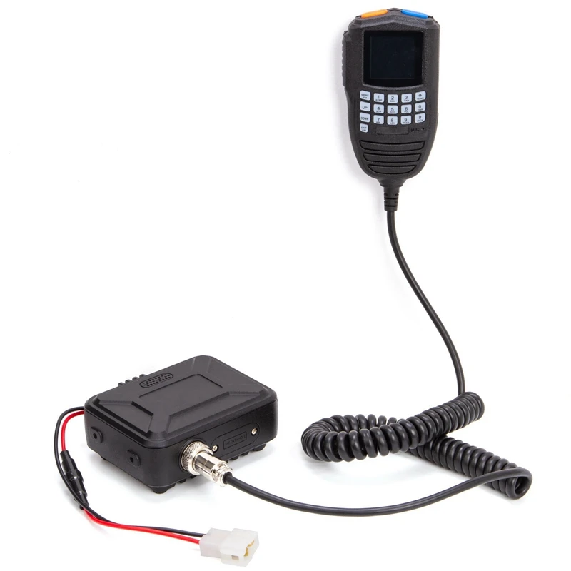 

KT-WP12 Mini Car Walkie Talkie VHF UHF Dual Band Handheld Microphone Display And Control Scrambler Mini Mobile Radio Easy To Use