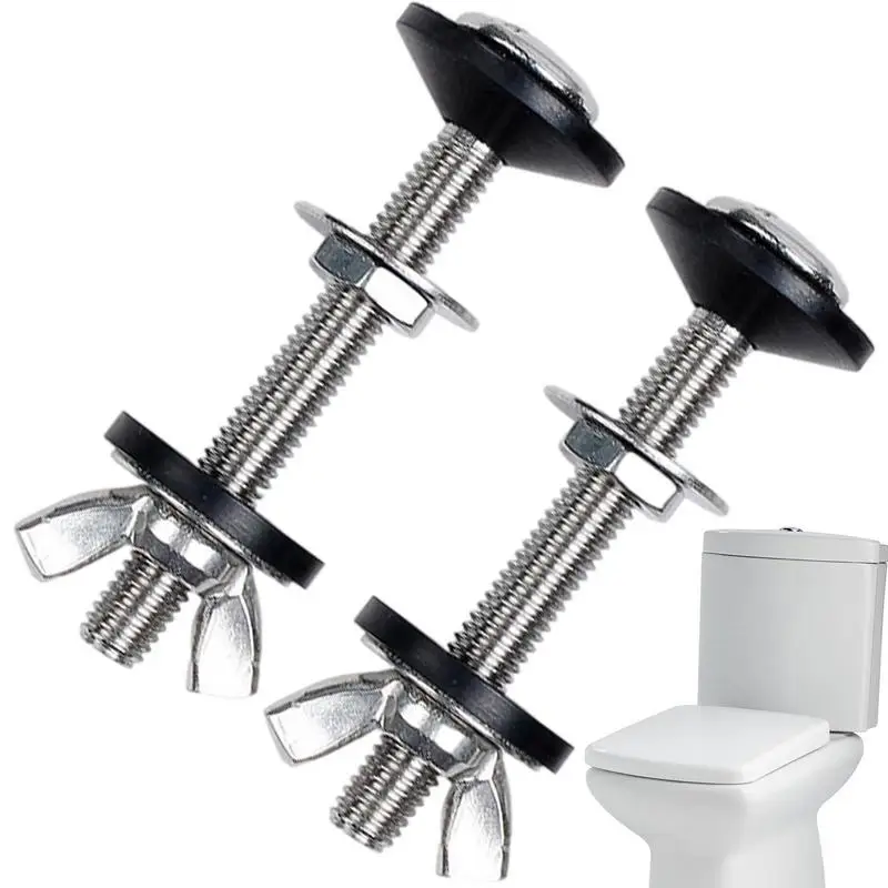 

Toilet Seat Screws Bolts And Nuts Hinges Stainless Steel Universal Heavy Duty Rustproof Hinge Bolts For Top Mount Toilet Seat