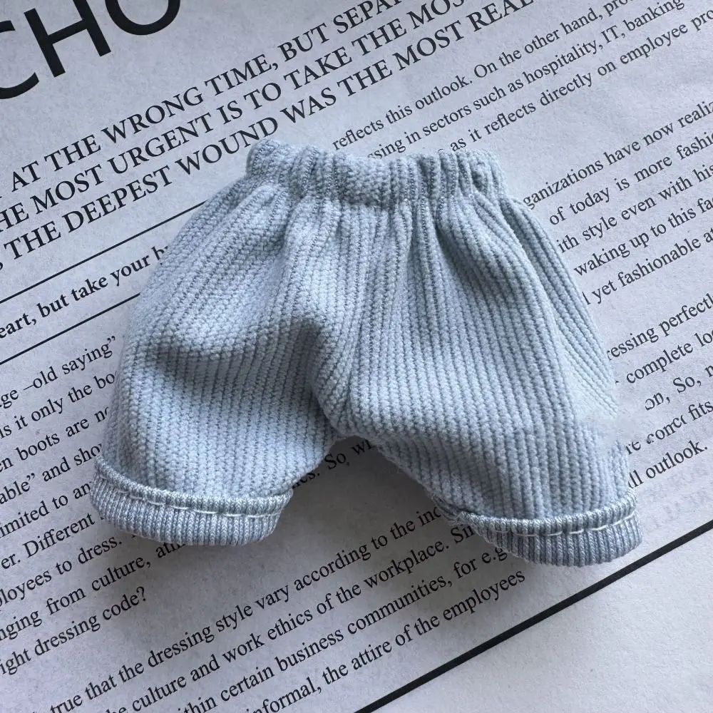 10cm Cotton Doll Fashion Jeans Shirt Pants Cotton Doll Trousers For Casual Wears Doll Clothes Accessories Kids Toys