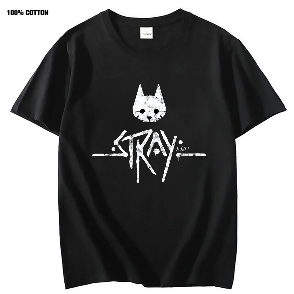 Stray Cat Gioco T Shirt Donna Vestiti 100% Cotone Da Uomo Unisex