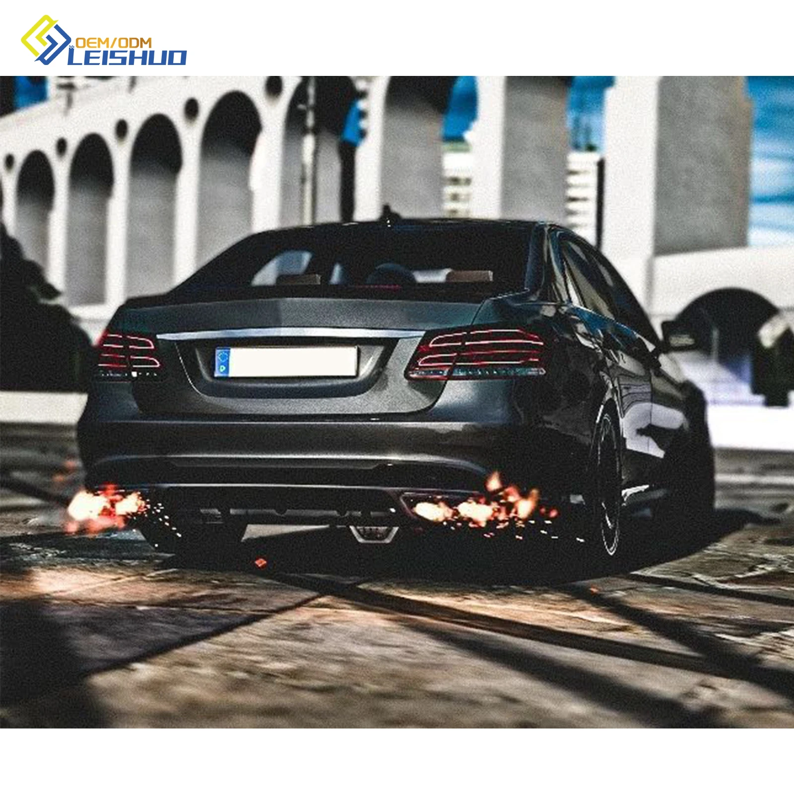 

Комплект для тела Leishuo OEM W212, боковые юбки для заднего бампера, губ, заднего бампера, W212, E350, от 13 до 15 лет, E63