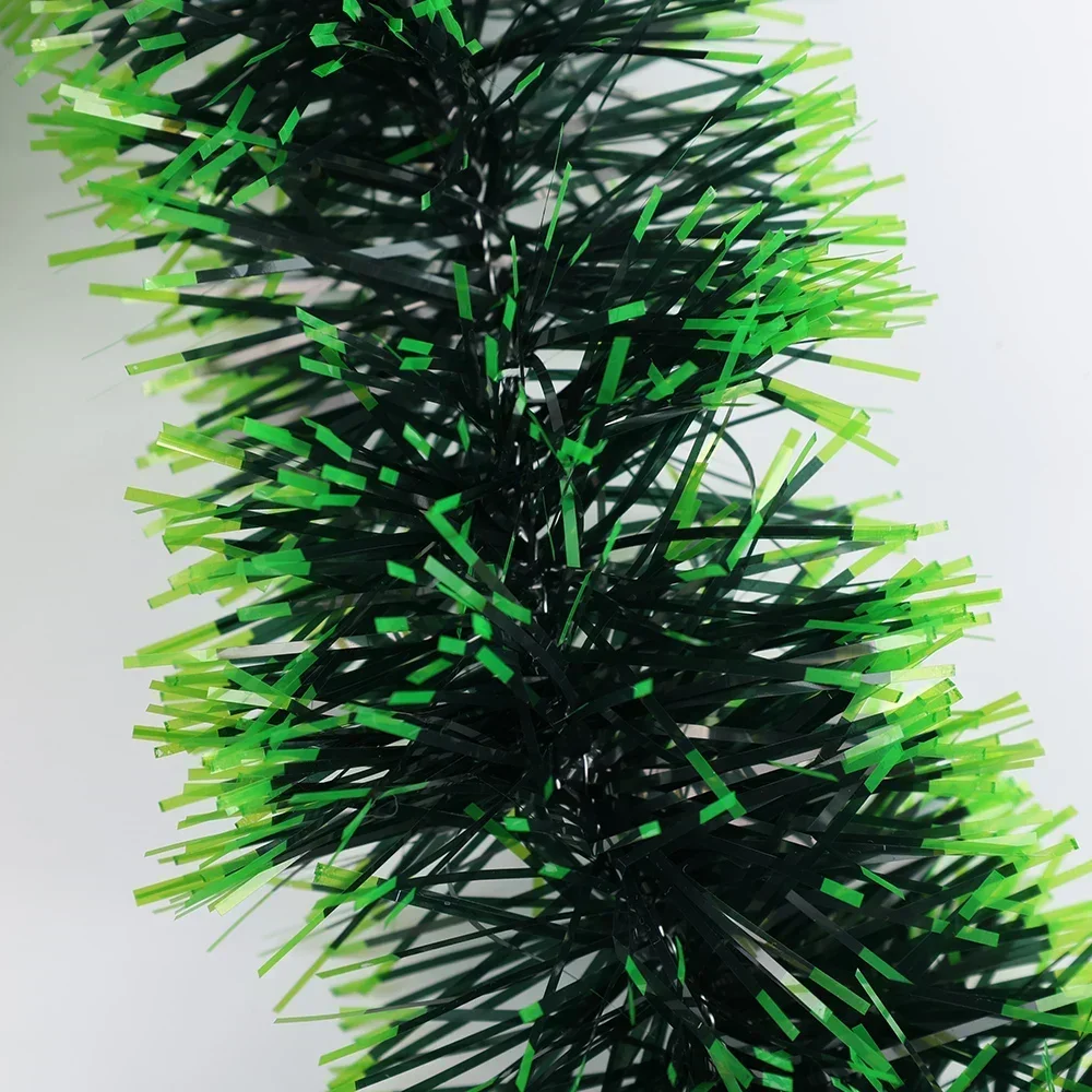 2/20M Green Cane Ribbons Garland DIY Wedding Ornaments Green Cane Ribbons Wreath Hanging Pendent Home Christmas Party Decoration 2