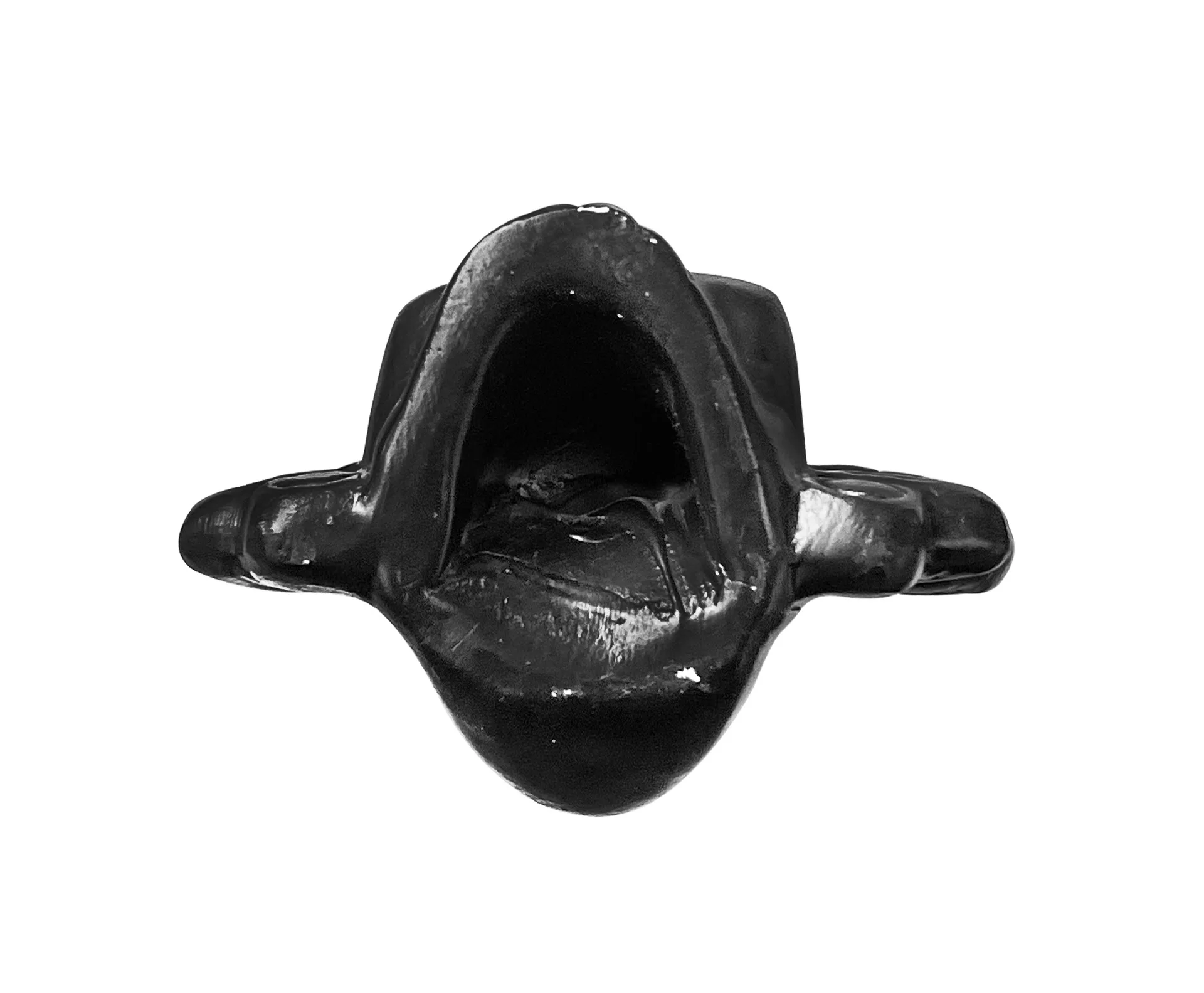 1PCS Aztec Death Whistle Halloween Prop Ceramic Skull Scary Scream