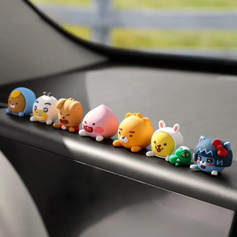 

Decoration Figures Ornaments Cute Model Version Auto Automotive Q Accessories Mini Car Gift Automobile Interior