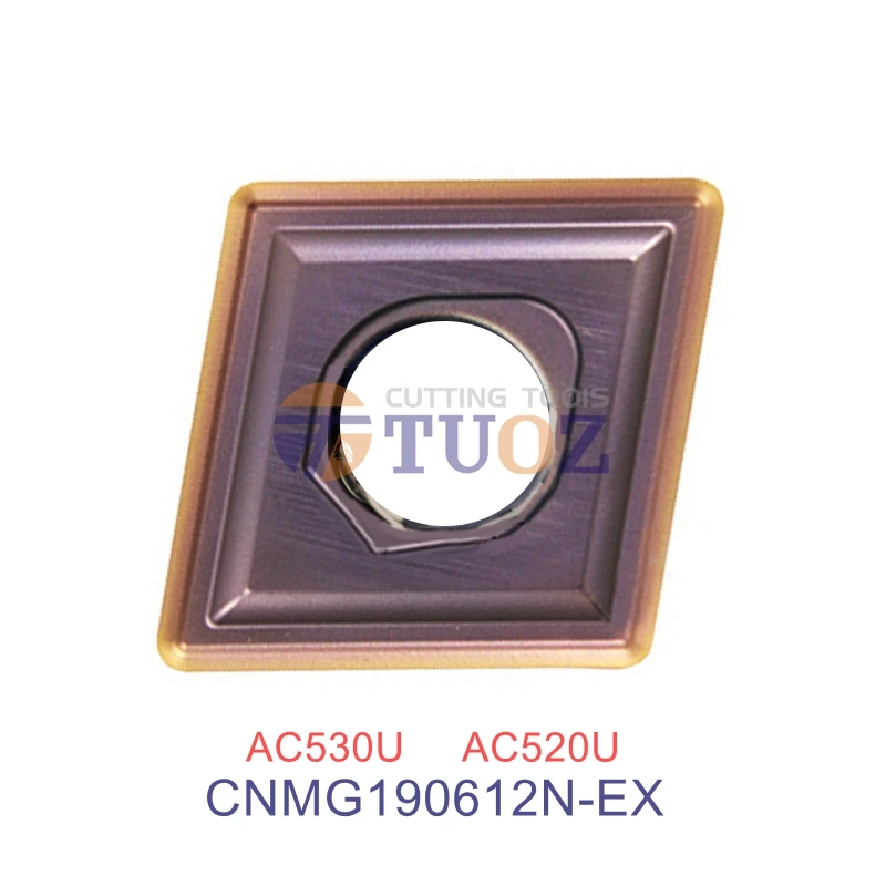 

100% Original CNMG190612N-EX AC520U AC530U External Turning Tools Carbide Insert CNMG 190612 N -EX CNC Lathe Cutter CNMG1906