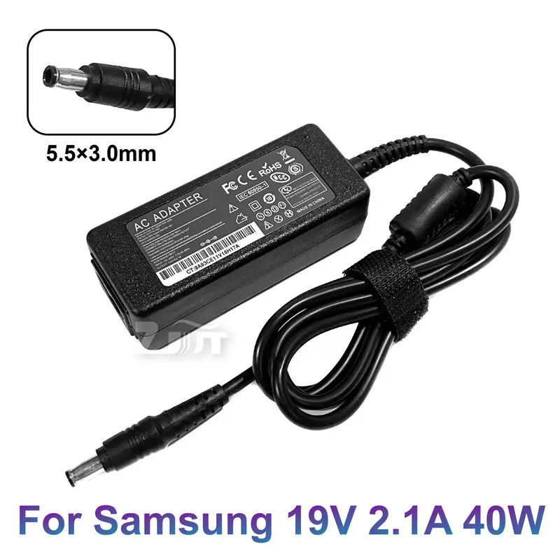19V 2.1A 40W AC Power Adapter Laptop Charger for Samsung N Series