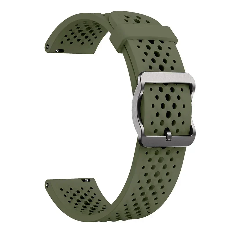 Premium Sport Silicone Strap - Universal 22mm Watch Band Replacement