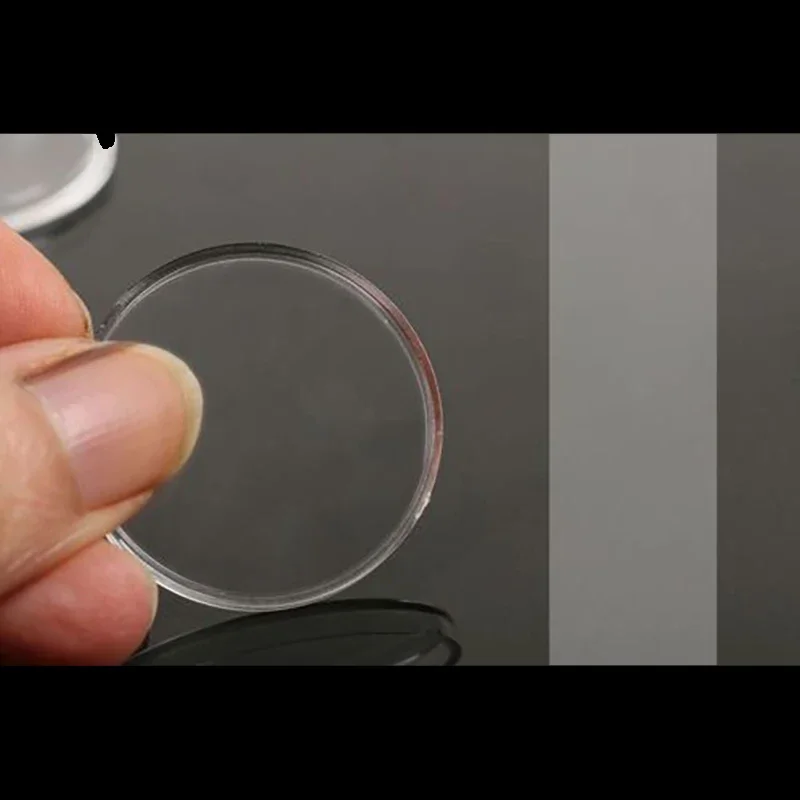 20pcs/Lot 16-46mm Clear Transparent Plastic Coin Holder display Capsules Collection Cases Round Ring Protection Boxs Container 4