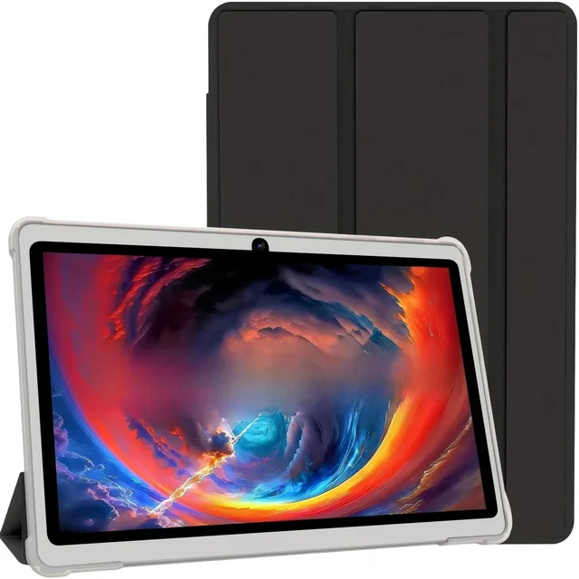 10.1 Inch Android Tablet PC Octa Core 4GB RAM 64GB ROM Google Play Dual SIM Network Bluetooth WiFi Tablets with Protective case