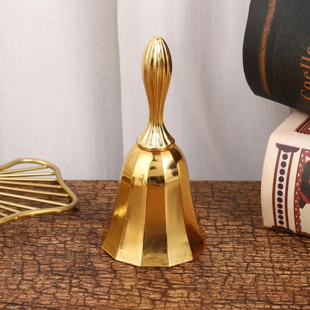 

Practical Call Dinner Bell Zinc Alloy Delicate Compact Call Bell Hotel Restaurant Hand Bell School Handbell Portable Call Bell