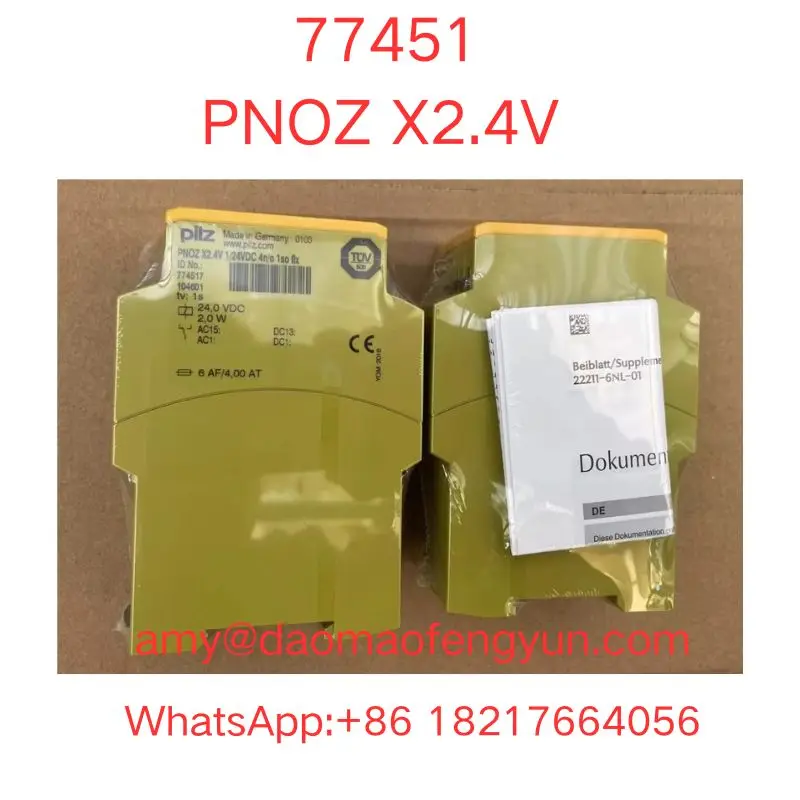 

Brand new 774517 Safety relay PNOZ X2.4V fast shipping